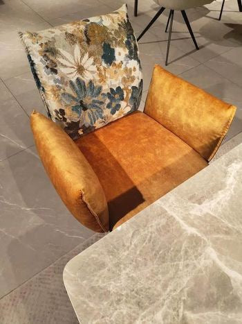 Elegant Floral Upholstered Armchairs