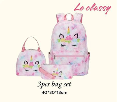 3-Piece Backpack Set