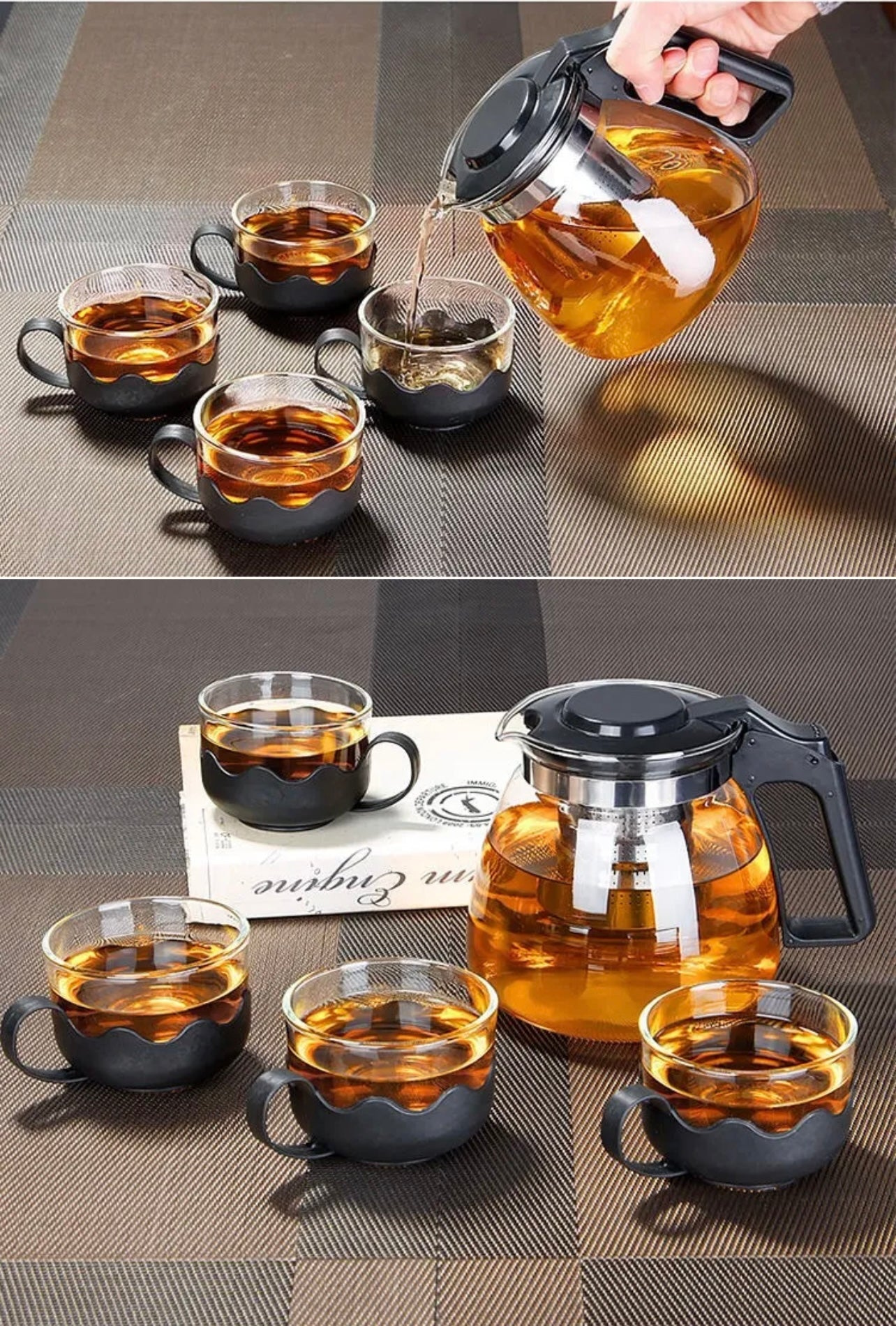 Classic 5-Piece Glass Tea Set