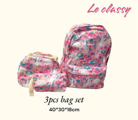 3-Piece Backpack Set