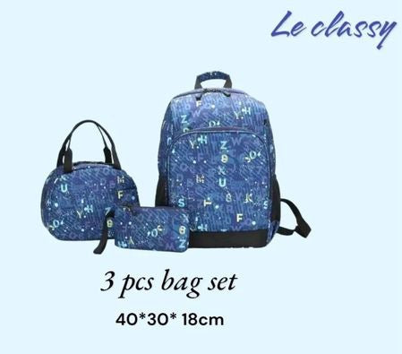 3-Piece Backpack Set