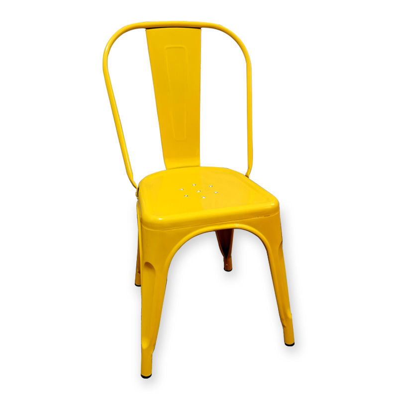 Vibrant Stackable Metal Dining Chairs