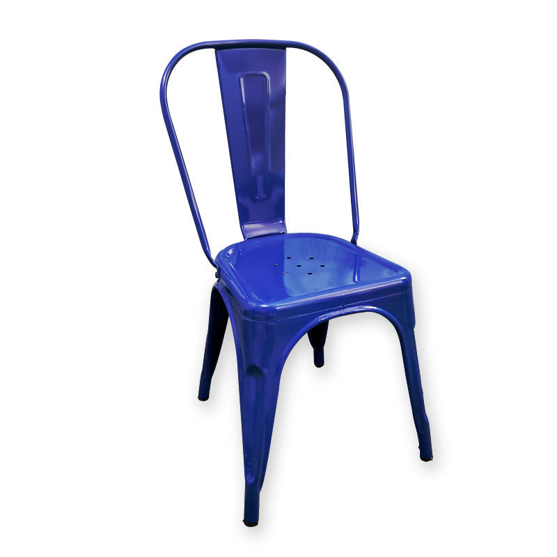 Vibrant Stackable Metal Dining Chairs