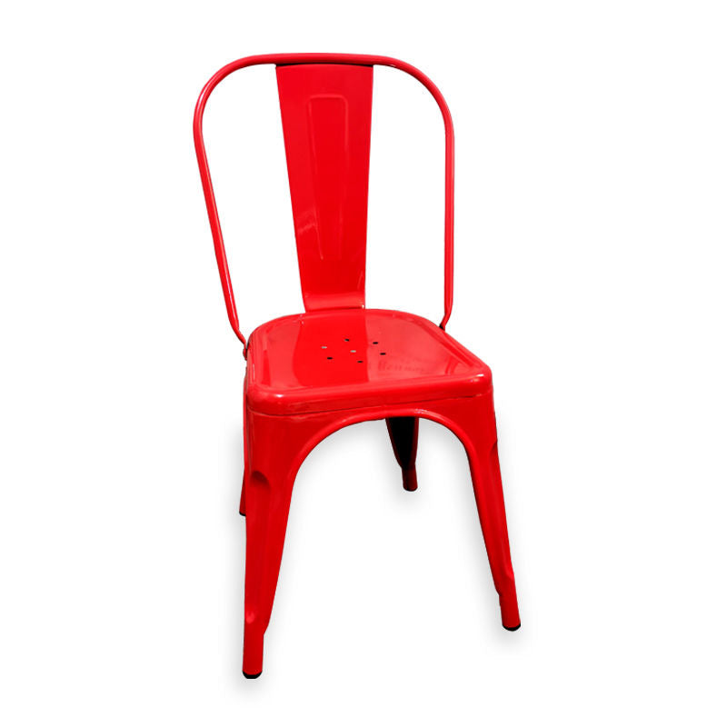 Vibrant Stackable Metal Dining Chairs