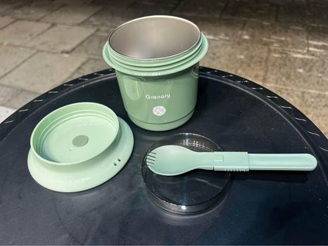 Portable Insulated Food Jar with Spoon